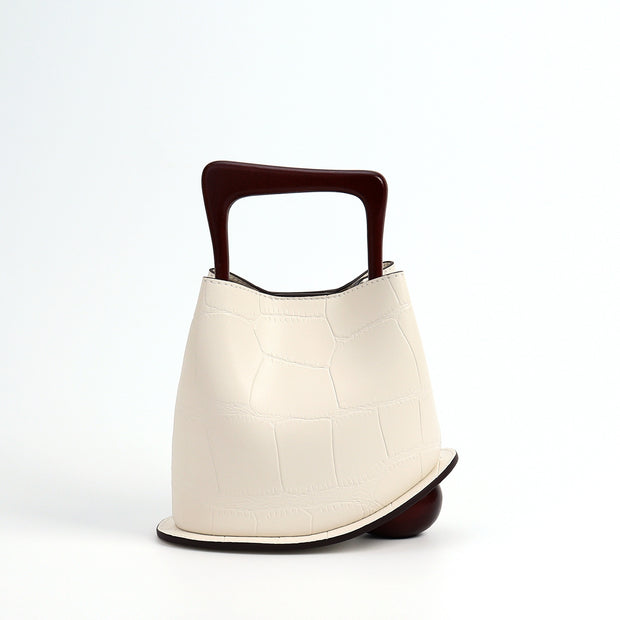 Women Cowhide Leather Portable Bag