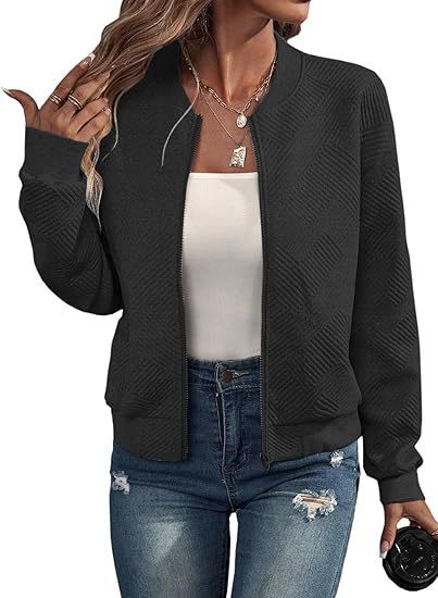 Zipper Pocket Comfort And Casual Women's Long Sleeve Jacket