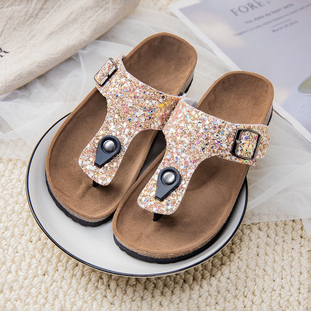 Cork Flip-flops Beach Outdoor Slippers